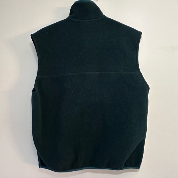 Vintage L.L.Bean Men’s Hunter Green Fleece Zipper Vest Size XL - Picture 8 of 12